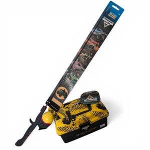 Kid Casters Monster Jam Youth Fishing Pole and Reel Combo Kit with Tackle Play B